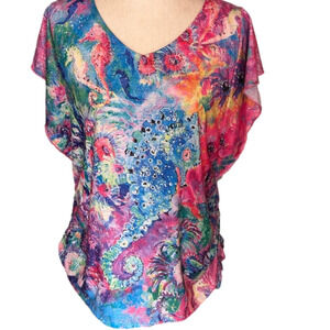 Leoma Lovegrove Colorful Seahorse Top M